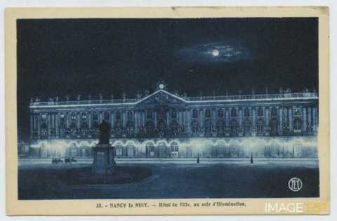 Hôtel de Ville illuminé (Nancy)